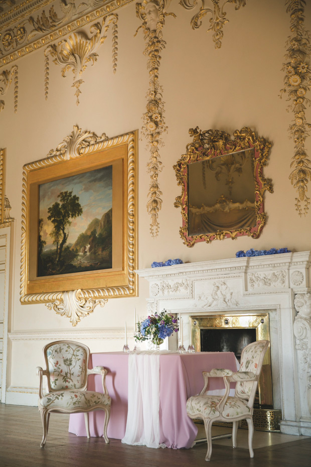 Beautiful Pastel Inspired Bridal Shoot at Carton House by Tara Aherne | onefabday.com