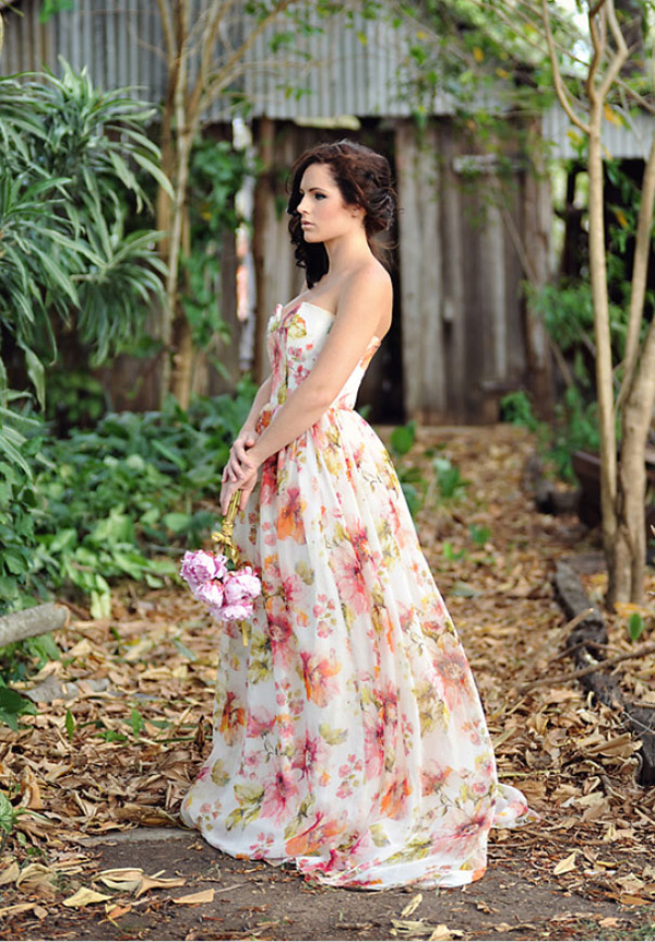 Pretty in Print | Floral Print Wedding Dresses | onefabday-com.go-vip.net