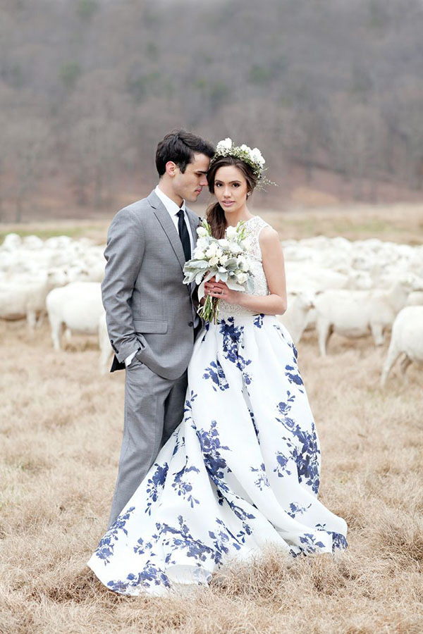 Pretty in Print | Floral Print Wedding Dresses | onefabday-com.go-vip.net