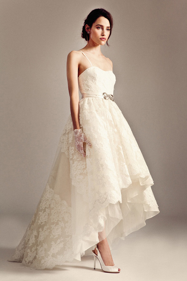 A Fashion-Forward Trend for 2015/2016 - High-Low Wedding Dresses | onefabday.com