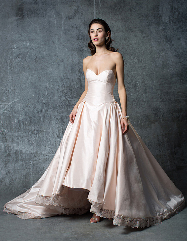 A Fashion-Forward Trend for 2015/2016 - High-Low Wedding Dresses | onefabday.com