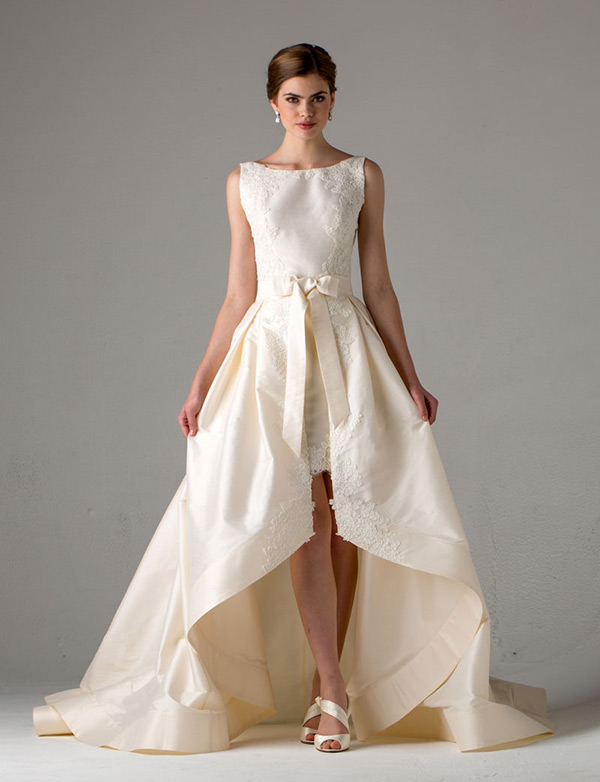 A Fashion-Forward Trend for 2015/2016 - High-Low Wedding Dresses | onefabday.com