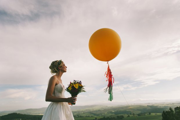 Candice and Geoff's Colourful and Cute New Zealand Wedding by Love Made Visible see it all on onefabday.com