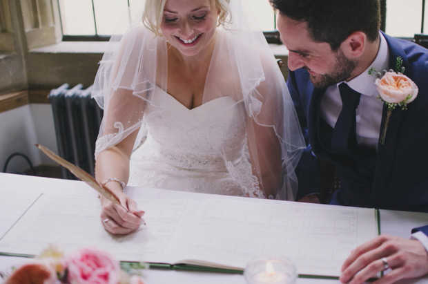 Amy and Olly's Pretty DIY Coombe Lodge Wedding by This and That Photography | onefabday.com