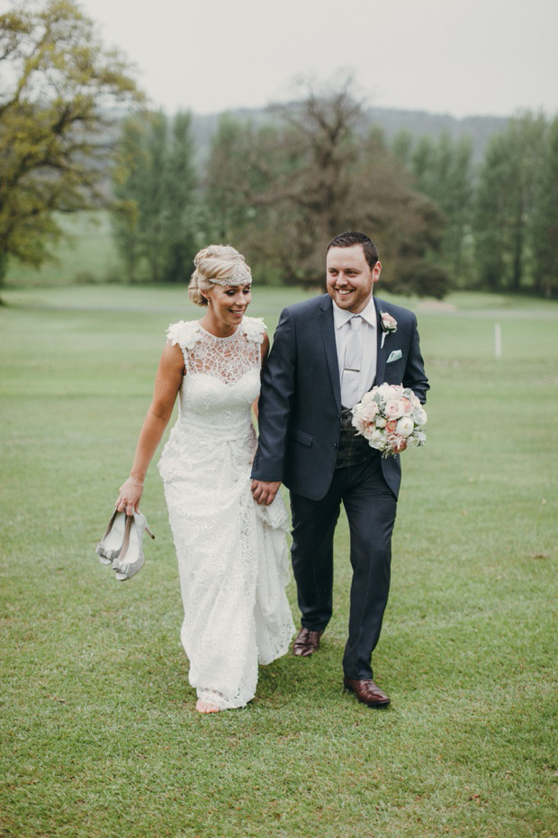 Julieanne and Kevin's Art Deco Inspired Wedding at Cabra Castle by Paula O Hara | onefabday.com