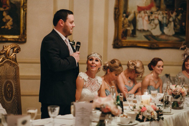 Julieanne and Kevin's Art Deco Inspired Wedding at Cabra Castle by Paula O Hara | onefabday.com