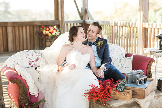 Beautiful Autumn Barn Wedding by Lauren Fair Photography | see it all on onefabday.com