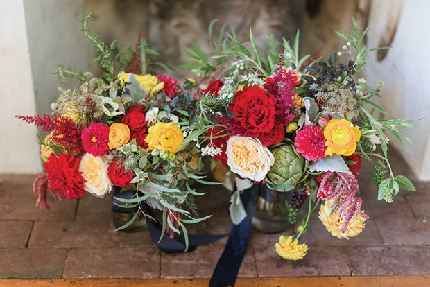 Beautiful Autumn Barn Wedding by Lauren Fair Photography | see it all on onefabday.com