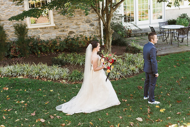 Beautiful Autumn Barn Wedding by Lauren Fair Photography | see it all on onefabday.com