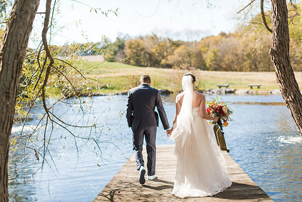 Beautiful Autumn Barn Wedding by Lauren Fair Photography | see it all on onefabday.com