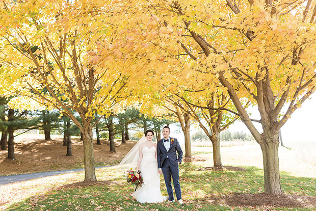 Beautiful Autumn Barn Wedding by Lauren Fair Photography | see it all on onefabday.com