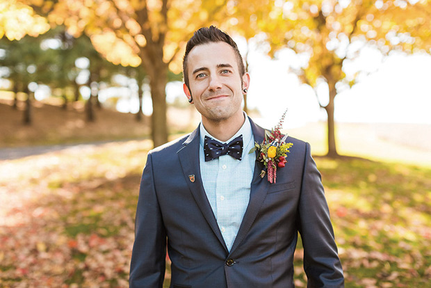 Beautiful Autumn Barn Wedding by Lauren Fair Photography | see it all on onefabday.com