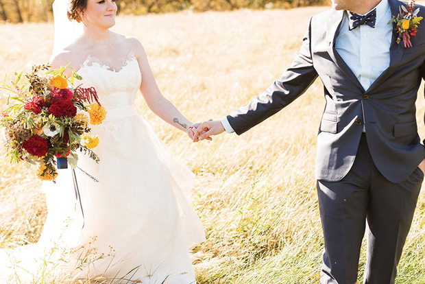 Beautiful Autumn Barn Wedding by Lauren Fair Photography | see it all on onefabday.com