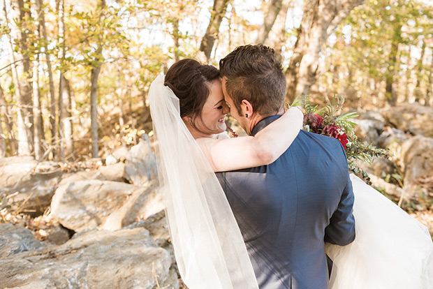 Beautiful Autumn Barn Wedding by Lauren Fair Photography | see it all on onefabday.com