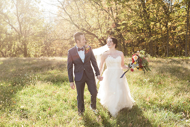 Beautiful Autumn Barn Wedding by Lauren Fair Photography | see it all on onefabday.com