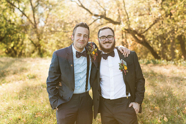 Beautiful Autumn Barn Wedding by Lauren Fair Photography | see it all on onefabday.com