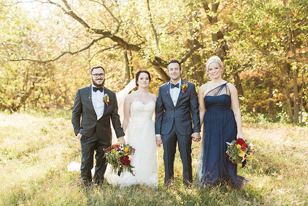 Beautiful Autumn Barn Wedding by Lauren Fair Photography | see it all on onefabday.com