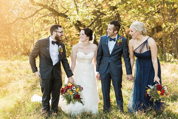 Beautiful Autumn Barn Wedding by Lauren Fair Photography | see it all on onefabday.com