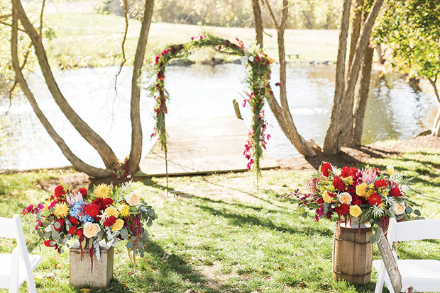 Beautiful Autumn Barn Wedding by Lauren Fair Photography | see it all on onefabday.com