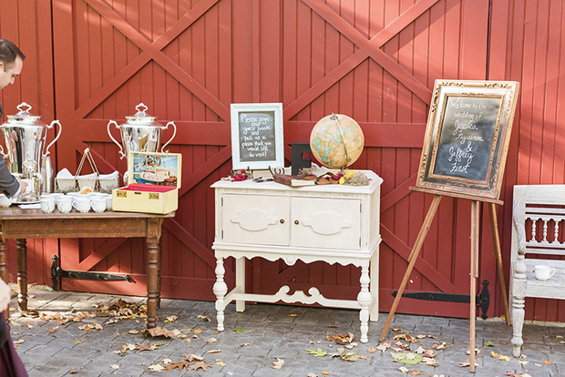 Beautiful Autumn Barn Wedding by Lauren Fair Photography | see it all on onefabday.com