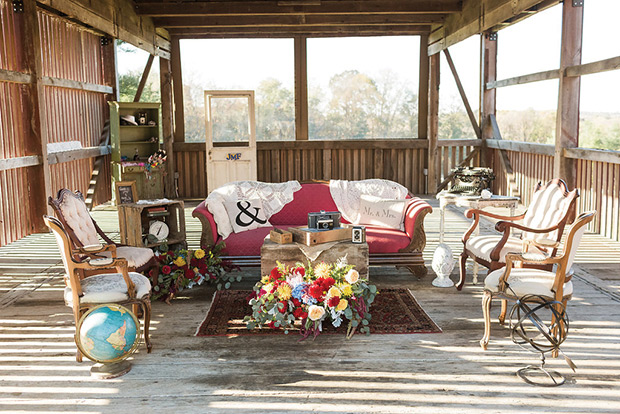 Beautiful Autumn Barn Wedding by Lauren Fair Photography | see it all on onefabday.com