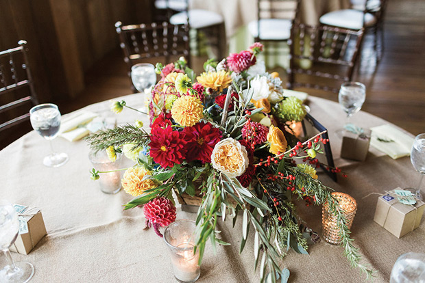 Beautiful Autumn Barn Wedding by Lauren Fair Photography | see it all on onefabday.com