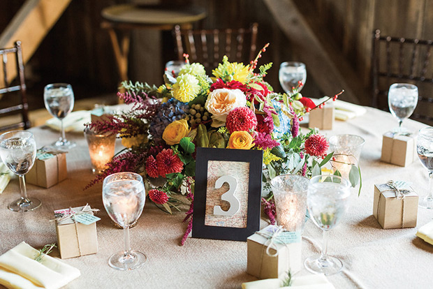 Beautiful Autumn Barn Wedding by Lauren Fair Photography | see it all on onefabday.com