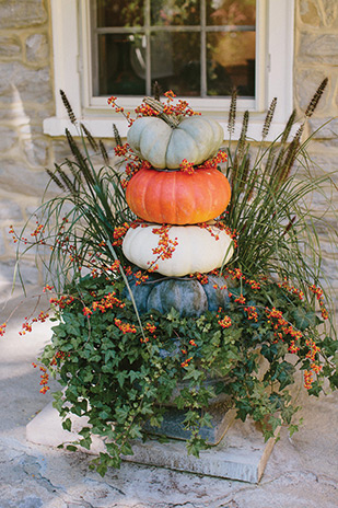 Beautiful Autumn Barn Wedding by Lauren Fair Photography | see it all on onefabday.com