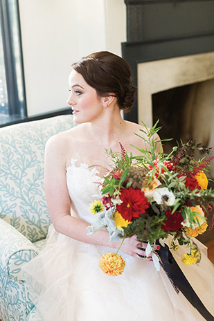 Beautiful Autumn Barn Wedding by Lauren Fair Photography | see it all on onefabday.com