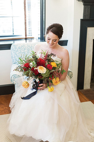 Beautiful Autumn Barn Wedding by Lauren Fair Photography | see it all on onefabday.com