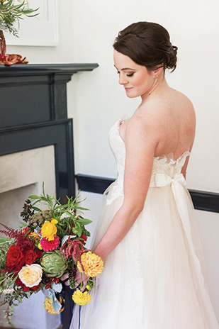 Beautiful Autumn Barn Wedding by Lauren Fair Photography | see it all on onefabday.com