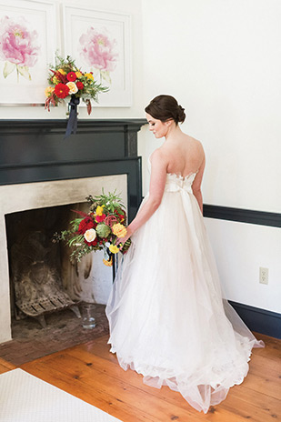 Beautiful Autumn Barn Wedding by Lauren Fair Photography | see it all on onefabday.com