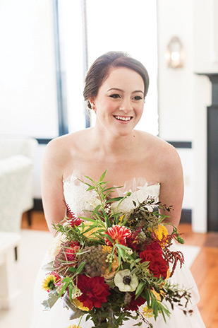 Beautiful Autumn Barn Wedding by Lauren Fair Photography | see it all on onefabday.com