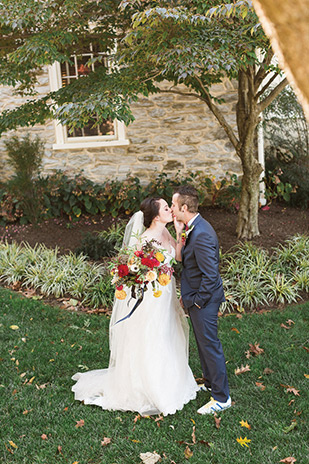 Beautiful Autumn Barn Wedding by Lauren Fair Photography | see it all on onefabday.com