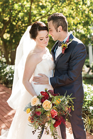 Beautiful Autumn Barn Wedding by Lauren Fair Photography | see it all on onefabday.com