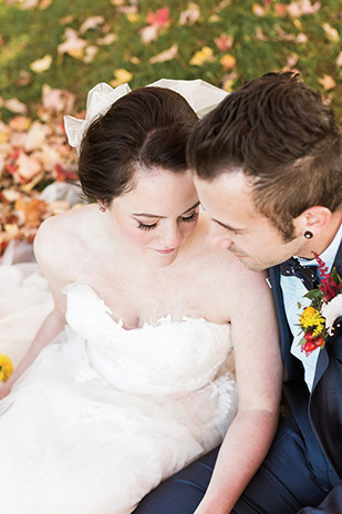 Beautiful Autumn Barn Wedding by Lauren Fair Photography | see it all on onefabday.com