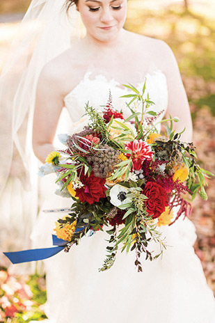 Beautiful Autumn Barn Wedding by Lauren Fair Photography | see it all on onefabday.com