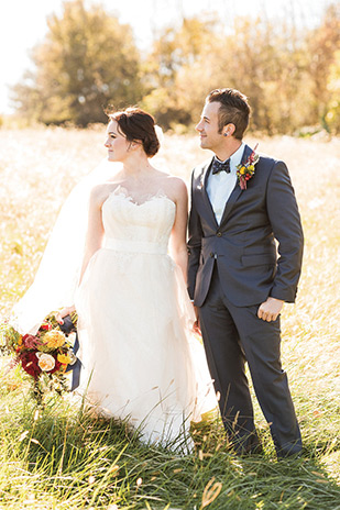 Beautiful Autumn Barn Wedding by Lauren Fair Photography | see it all on onefabday.com