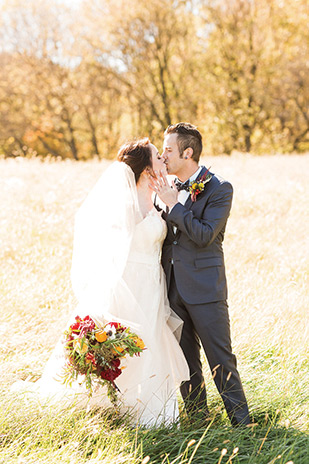 Beautiful Autumn Barn Wedding by Lauren Fair Photography | see it all on onefabday.com