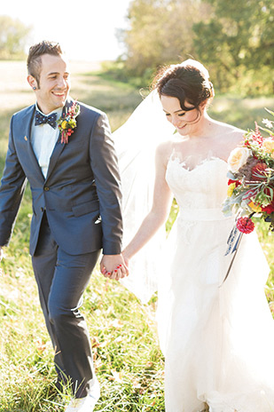 Beautiful Autumn Barn Wedding by Lauren Fair Photography | see it all on onefabday.com