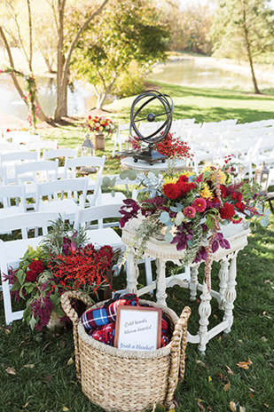 Beautiful Autumn Barn Wedding by Lauren Fair Photography | see it all on onefabday.com