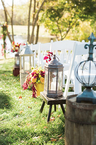 Beautiful Autumn Barn Wedding by Lauren Fair Photography | see it all on onefabday.com