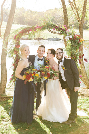 Beautiful Autumn Barn Wedding by Lauren Fair Photography | see it all on onefabday.com