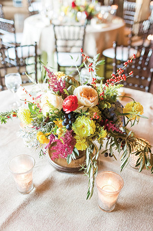 Beautiful Autumn Barn Wedding by Lauren Fair Photography | see it all on onefabday.com