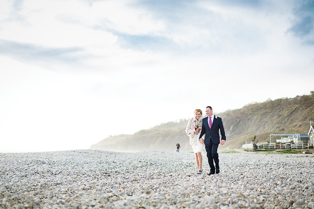 Jo and Ian's winter beach wedding | onefabday.com