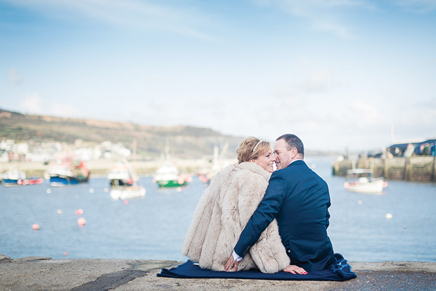 Jo and Ian's winter beach wedding | onefabday.com