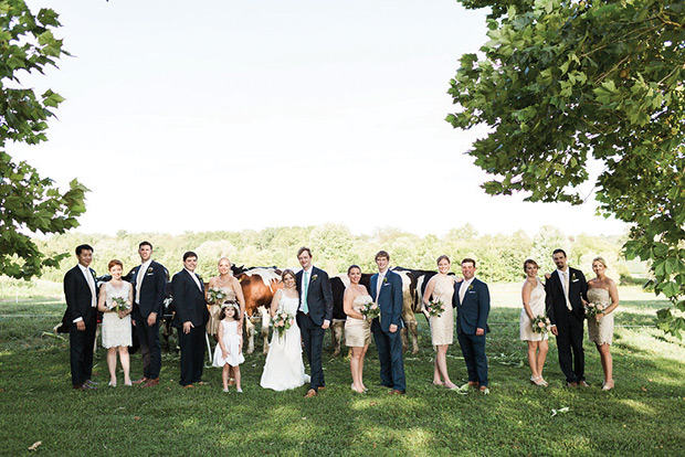 Natalie and Jeff's beautiful Summer back garden wedding by Lauren Fair | onefabday.com