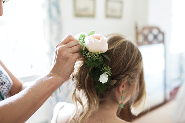 Natalie and Jeff's beautiful Summer back garden wedding by Lauren Fair | onefabday.com