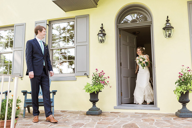 Natalie and Jeff's beautiful Summer back garden wedding by Lauren Fair | onefabday.com