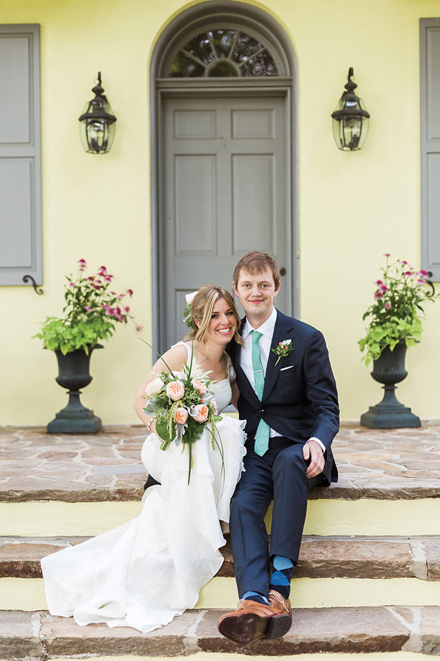 Natalie and Jeff's beautiful Summer back garden wedding by Lauren Fair | onefabday.com